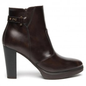 Nero giardini I617271D heel booties - Brown (Dark Brown) дамски,боти,мъжки,боти,nero,giardini,i617271d,heel,booties,brown,(dark,brown)