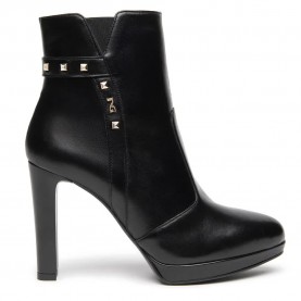 Nero giardini I617810DE heel booties - Black (Black) дамски,боти,мъжки,боти,nero,giardini,i617810de,heel,booties,black,(black)