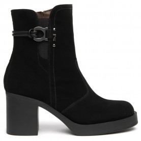 Nero giardini I617930D heel booties - Black (Black) дамски,боти,мъжки,боти,nero,giardini,i617930d,heel,booties,black,(black)