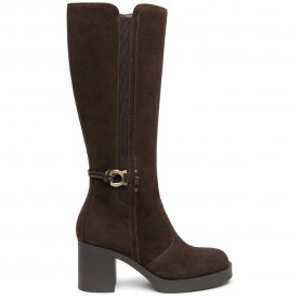Обувки Nero giardini I617932D heel boots - Brown (Dark Brown) обувки,дамски,боти,мъжки,боти,nero,giardini,i617932d,heel,boots,brown,(dark,brown)