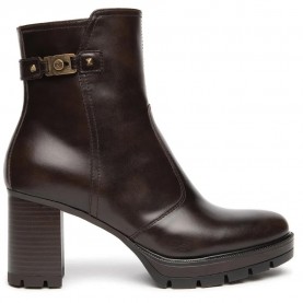 Nero giardini I618043D heel booties - Brown (Dark Brown) дамски,боти,мъжки,боти,nero,giardini,i618043d,heel,booties,brown,(dark,brown)