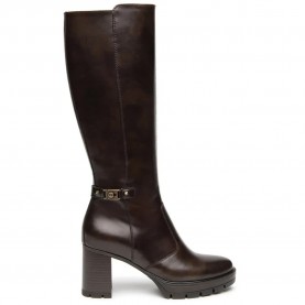 Обувки Nero giardini I618045D heel boots - Brown (Brown) обувки,дамски,боти,мъжки,боти,nero,giardini,i618045d,heel,boots,brown,(brown)