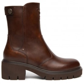 Nero giardini I618055D heel booties - Brown (Dark Brown) дамски,боти,мъжки,боти,nero,giardini,i618055d,heel,booties,brown,(dark,brown)