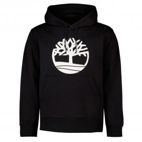 Суичър Timberland Northwood Tree Logo BB hoodie - Black (Black / White) суичър,мъжки,пуловери,timberland,northwood,tree,logo,bb,hoodie,black,(black,white)