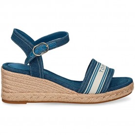 Сандали на платформа Tommy hilfiger FW0FW09230 wedge sandals - Blue (Denim) сандали,на,платформа,дамски,сандали,и,чехли,tommy,hilfiger,fw0fw09230,wedge,sandals,blue,(denim)