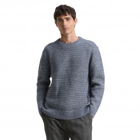 Блуза Tom tailor 1048801 sweatshirt - Grey (Navy Melange White Core) блуза,мъжки,пуловери,tom,tailor,1048801,sweatshirt,grey,(navy,melange,white,core)