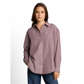 Tom tailor 1052585 long sleeve blouse - Pink (Preppy Plum White Stripe) дамски,блузи,tom,tailor,1052585,long,sleeve,blouse,pink,(preppy,plum,white,stripe)
