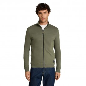 Блуза Tom tailor 1052731 full zip sweatshirt - Green (Urban Olive Green) блуза,мъжки,пуловери,tom,tailor,1052731,full,zip,sweatshirt,green,(urban,olive,green)
