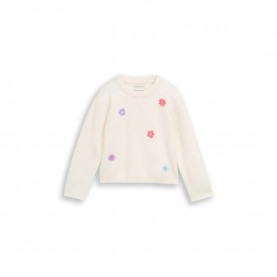 Блуза Tom tailor 1053090 sweatshirt - White (Gardenia White) блуза,детски,блузи,tom,tailor,1053090,sweatshirt,white,(gardenia,white)