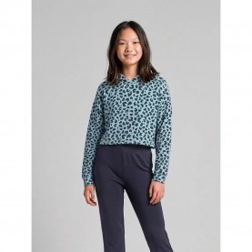 Суичър Tom tailor 1053235 hoodie - Blue (Green Big Leo Design) суичър,детски,блузи,tom,tailor,1053235,hoodie,blue,(green,big,leo,design)