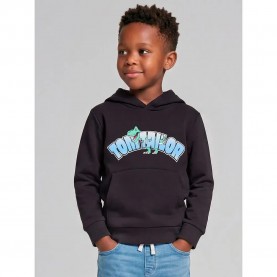 Суичър Tom tailor 1053289 hoodie - Black (Coal Grey) суичър,детски,блузи,tom,tailor,1053289,hoodie,black,(coal,grey)