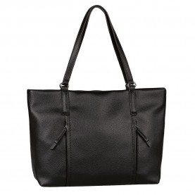 Пазарска чанта Tom tailor 4031456 Shopper Bag - Black (Dark Blue) пазарска,чанта,всички,чанти,tom,tailor,4031456,shopper,bag,black,(dark,blue)