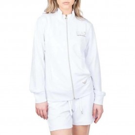 Блуза EA7 EMPORIO ARMANI 8Ntm43 full zip sweatshirt refurbished - White (White) блуза,дамски,блузи,ea7,emporio,armani,8ntm43,full,zip,sweatshirt,refurbished,white,(white)