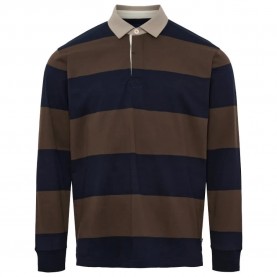 Sea ranch Finn long sleeve polo - Brown / Blue (Dark Navy / Chocolate) дамски,блузи,с,яка,мъжки,блузи,с,яка,sea,ranch,finn,long,sleeve,polo,brown,blue,(dark,navy,chocolate)