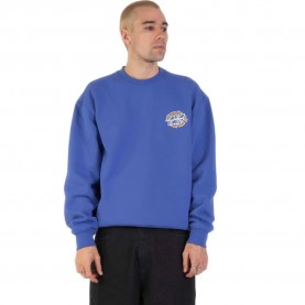 Блуза Santa cruz Grabke Exploding Dot sweatshirt - Sapphire блуза,мъжки,пуловери,santa,cruz,grabke,exploding,dot,sweatshirt,sapphire