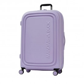 Mandarina duck Logoduck + large exp trolley bag - Purple (Frosty Lilac) куфари,mandarina,duck,logoduck,+,large,exp,trolley,bag,purple,(frosty,lilac)