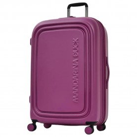 Mandarina duck Logoduck + medium exp trolley bag - Purple (Digital Pink) куфари,mandarina,duck,logoduck,+,medium,exp,trolley,bag,purple,(digital,pink)