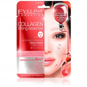 Eveline Intensely Firming Collagen face mask - Clear специфични,козметични,продукти,eveline,intensely,firming,collagen,face,mask,clear