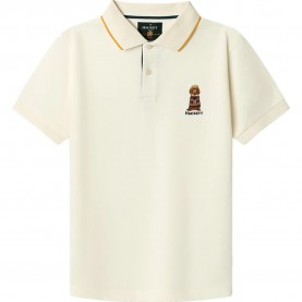 Hackett HK5600037 short sleeve polo - Beige (Off White) дамски,блузи,с,яка,мъжки,блузи,с,яка,hackett,hk5600037,short,sleeve,polo,beige,(off,white)
