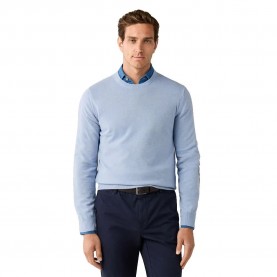 Блуза Hackett HM7000242 sweater - Blue (Light Blue) блуза,мъжки,пуловери,дамски,пуловери,hackett,hm7000242,sweater,blue,(light,blue)