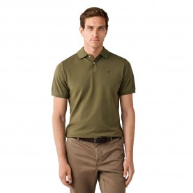 Hackett Slim Fit short sleeve polo - Green (Olive Green) дамски,блузи,с,яка,мъжки,блузи,с,яка,hackett,slim,fit,short,sleeve,polo,green,(olive,green)