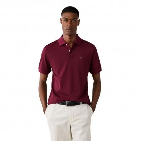 Hackett Slim Fit short sleeve polo - Red (Oxblood Red) дамски,блузи,с,яка,мъжки,блузи,с,яка,hackett,slim,fit,short,sleeve,polo,red,(oxblood,red)