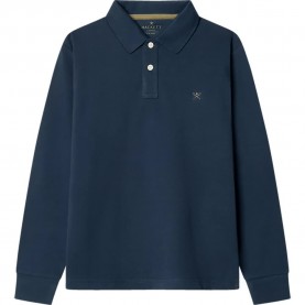 Hackett Small Logo long sleeve polo - Blue (Old Navy) дамски,блузи,с,яка,мъжки,блузи,с,яка,hackett,small,logo,long,sleeve,polo,blue,(old,navy)