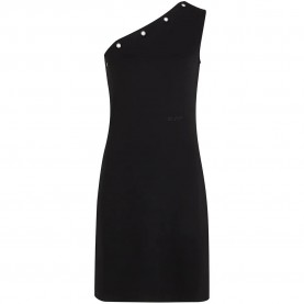 Рокля Karl lagerfeld jeans B3W13009 sleeveless short dress - Black (Black) рокля,дамски,поли,и,рокли,karl,lagerfeld,jeans,b3w13009,sleeveless,short,dress,black,(black)