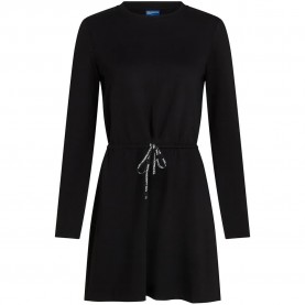 Рокля Karl lagerfeld jeans B3W13013 long sleeve short dress - Black (Black) рокля,дамски,поли,и,рокли,karl,lagerfeld,jeans,b3w13013,long,sleeve,short,dress,black,(black)