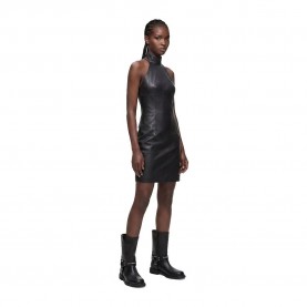 Рокля Karl lagerfeld jeans B4W13013 sleeveless dress - Black (Black) рокля,дамски,поли,и,рокли,karl,lagerfeld,jeans,b4w13013,sleeveless,dress,black,(black)