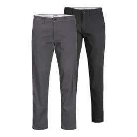 Панталони тип чино Jack & jones Kane Dave chino pants 2 units refurbished - Black / Grey (Black / Pack Asphalt) панталони,тип,чино,мъжки,панталони,дамски,панталони,jack,&,jones,kane,dave,chino,pants,2,units,refurbished,black,grey,(black,pack,asphalt)