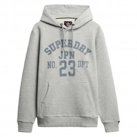 Суичър Superdry Athletic Ess hoodie refurbished - Grey (Cadet Grey Marl) суичър,мъжки,пуловери,superdry,athletic,ess,hoodie,refurbished,grey,(cadet,grey,marl)
