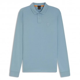 BOSS Passerby 10256683 long sleeve polo refurbished - Blue (Light/Pastel Blue) дамски,блузи,с,яка,мъжки,блузи,с,яка,boss,passerby,10256683,long,sleeve,polo,refurbished,blue,(light,pastel,blue)