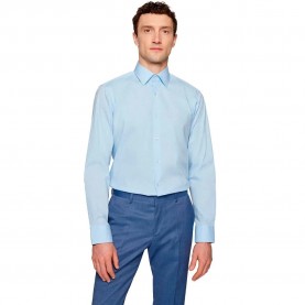 Риза с дълъг ръкав BOSS Joe Kent long sleeve shirt refurbished - Blue (Light / Pastel Blue) риза,с,дълъг,ръкав,дамски,ризи,мъжки,ризи,boss,joe,kent,long,sleeve,shirt,refurbished,blue,(light,pastel,blue)