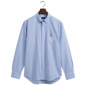 Риза с дълъг ръкав Gant Oxford Regular Fit long sleeve shirt refurbished - Blue (Capri Blue) риза,с,дълъг,ръкав,дамски,ризи,мъжки,ризи,gant,oxford,regular,fit,long,sleeve,shirt,refurbished,blue,(capri,blue)