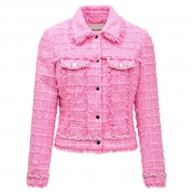 Яке Salsa jeans Tweed jacket refurbished - Pink (Medium Pink) яке,мъжки,якета,дамски,якета,и,палта,salsa,jeans,tweed,jacket,refurbished,pink,(medium,pink)