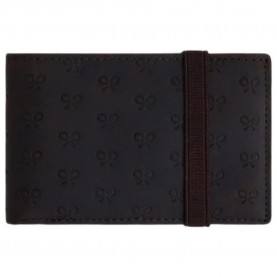Silbon Multi Racket Suede wallet - Black (Brown) портфейли,и,портмонета,silbon,multi,racket,suede,wallet,black,(brown)