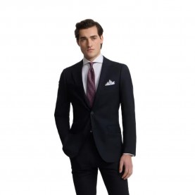 Сако Silbon Natural Stretch blazer - Black (Dark Navy) сако,мъжки,сака,silbon,natural,stretch,blazer,black,(dark,navy)