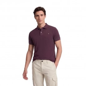 Silbon Short sleeve polo - Purple (Bordeaux) дамски,блузи,с,яка,мъжки,блузи,с,яка,silbon,short,sleeve,polo,purple,(bordeaux)