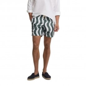 Бански гащета Silbon Waves Bicolor swimming shorts - Green (Green) бански,гащета,мъжки,бански,костюми,silbon,waves,bicolor,swimming,shorts,green,(green)