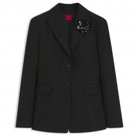 Яке HUGO Asmalla 10282240 RED jacket - Black (Open Miscellaneous) яке,мъжки,якета,дамски,якета,и,палта,hugo,asmalla,10282240,red,jacket,black,(open,miscellaneous)