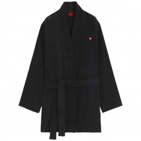 HUGO Terry 10253946 RED Long Sleeve Nightgown - Black (Black) дамски,пижами,hugo,terry,10253946,red,long,sleeve,nightgown,black,(black)