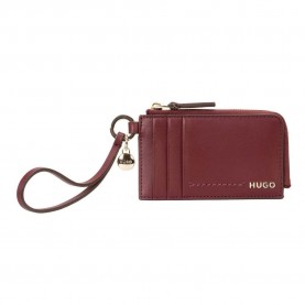 HUGO Yorih Card Holder H 10281503 RED woman wallet - Red (Open Red) портфейли,и,портмонета,hugo,yorih,card,holder,h,10281503,red,woman,wallet,red,(open,red)