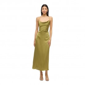Рокля Vila Ravenna Strap sleeveless long dress refurbished - Green (Green Moss) рокля,дамски,поли,и,рокли,vila,ravenna,strap,sleeveless,long,dress,refurbished,green,(green,moss)