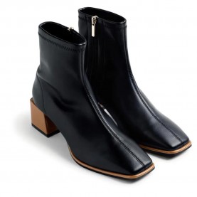 Gioseppo 80114 booties - Black (Leather) дамски,боти,мъжки,боти,gioseppo,80114,booties,black,(leather)