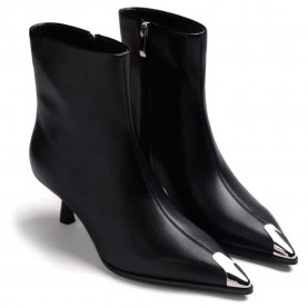 Gioseppo 80822 heel booties - Black (Black) дамски,боти,мъжки,боти,gioseppo,80822,heel,booties,black,(black)