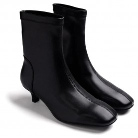 Gioseppo 80824 heel booties - Black (Black) дамски,боти,мъжки,боти,gioseppo,80824,heel,booties,black,(black)