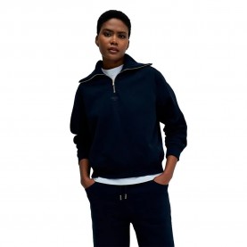Блуза Salsa jeans Branding full zip sweatshirt - Blue (Blue) блуза,дамски,блузи,salsa,jeans,branding,full,zip,sweatshirt,blue,(blue)