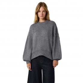 Блуза Noisy may Luisa sweater - Grey (Dark Grey Melange) блуза,мъжки,пуловери,дамски,пуловери,noisy,may,luisa,sweater,grey,(dark,grey,melange)