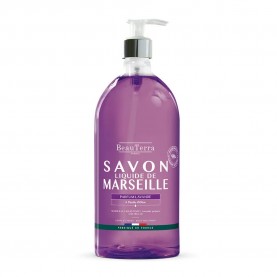 Beauterra Lavender Liquid Soap 1L - Purple (Purple / White) хигиена,тяло,beauterra,lavender,liquid,soap,1l,purple,(purple,white)